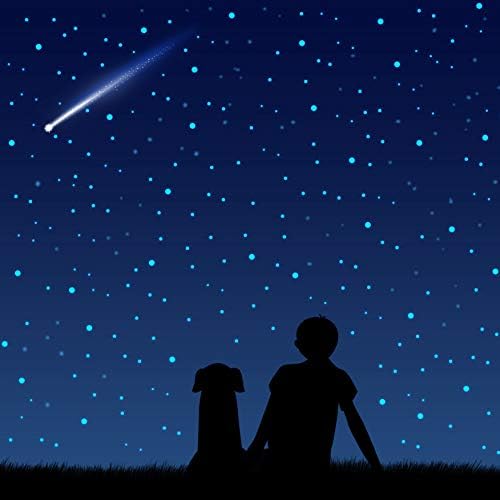 413個 超暗闇で光る星の壁ステッカー 3d粘着ドット装飾 星空装飾