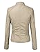 Lock and Love Women's Quilted Faux Leather Moto Biker Jacket