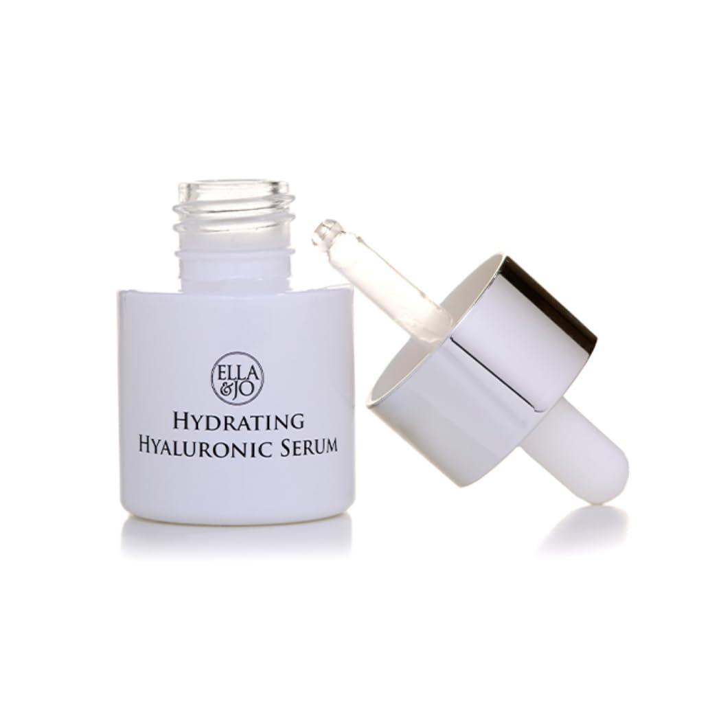 Ella & Jo Travel Size Hyaluronic Serum with Matrixyl 3000 - Instantly Firms, Plumps, Brightens & Smooths - Anti-Aging Collagen Serum for All Skin Types
