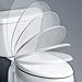 MAYFAIR 20SLOWE Toilet Seat will Slow Close and Never Come Loose, ROUND, Long Lasting Plastic, White