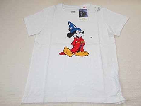 Amazon Uniqlo ディズニー ファンタジア 半袖tシャツ ホワイト M
