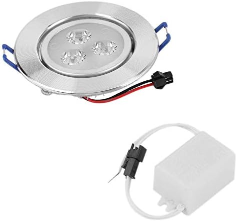 Lámpara de techo empotrable de diseño optimizado con LED de 3 W, con