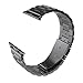 VIPPLUS Compatible for Apple Watch Band 38mm/40mm Stainless Steel Strap Bracelets Wristband with Durable Folding Metal Clasp for Apple Watch Series 4/3/2/1 Black