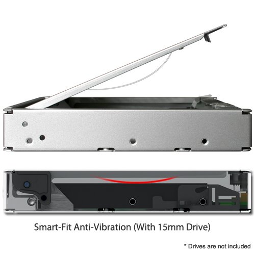 Icy Dock EZ Convert Pro Enterprise Full Metal 2.5" to 3.5" SAS/HDD/SSD Converter/Mounting Kit for Internal Drive Bay MB982IP-1S-1