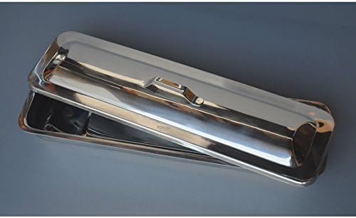 QM Elite 3255 Catheter Tray with Cover , 8.9" x 5" x 2" LxWxH