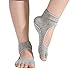 Toeless Yoga Pilates Socks Non Slip Skid 4 Pairs for Yoga Pilates Barre Dance for Women