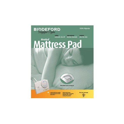 Heated Mattress Pad King Size Dual Lighted Controls Auto Off Heating