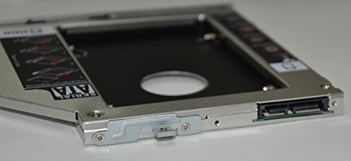 Deyoung 2nd HDD SSD Hard Drive Caddy Adapter for HP Elitebook 2570p 2560P with Bezel + Mounting Bracket