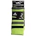 adidas Team Speed Crew Sock, Solar Slime/Black, Size Medium