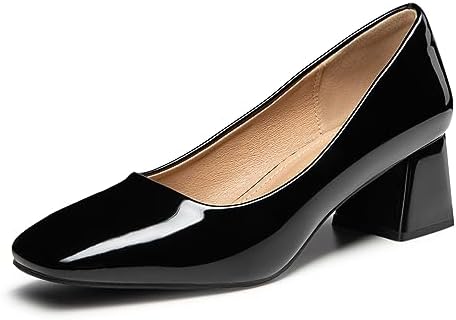 thumbnail image 2 of Mua IDIFU Women's Jessy Dress Mary Jane Shoes Low Kitten Heels Closed Round Toe Office Work 2 of 14