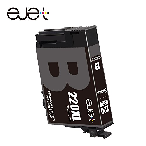 E-jet Remanufactured for Epson 125 Ink Cartridge Combo Pack use with epson NX420 NX125 NX127 NX230 NX530 NX625 Printer (4 Pack)