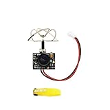 Eachine TX02 Super Mini AIO 5.8G 40CH 200mW VTX 600TVL 1/4 Cmos FPV Camera for Indoor FPV Drone Like Blade Inductrix Tiny Whoops (Free ARRIS Battery Straps)