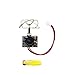 Eachine TX02 Super Mini AIO 5.8G 40CH 200mW VTX 600TVL 1/4 Cmos FPV Camera for Indoor FPV Drone Like Blade Inductrix Tiny Whoops (Free ARRIS Battery Straps)