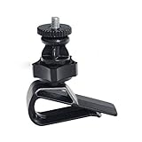 Doinshop New Useful Car Sun Visor Clip Holder 1/4 Screw Mount for Digital Sports Camera