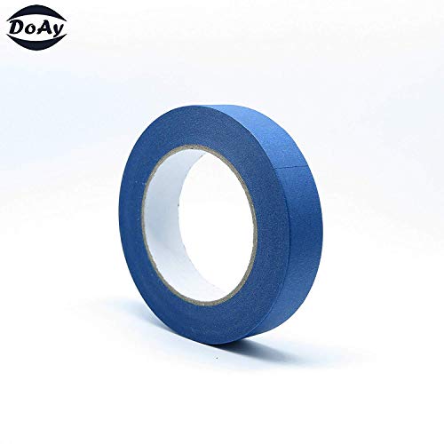 Blue Painters Tape 1/4" 1/2" 3/4" x 60 yd, Multi Size Pack - Painting & Masking Tape - Easy and Clean Removal - Multi Surface Use - ISO 9001 Worldwide Quality - Leaves No Residue Behind