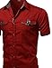 Youstar Men's Casual Short Sleeve Buttondown Shirts