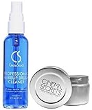 Cinema Secrets Brush Cleaner 2oz + Cinema Secrets Tin Brush Cleaner Holder