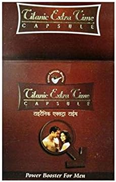 Titanic Extra Time Capsules - Power Booster for Men, 6 Caps