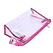 Sealike Waterproof Clear Transparent PVC Cosmetic Organizer Bag for Travel with Stylus (Hot Pink)
