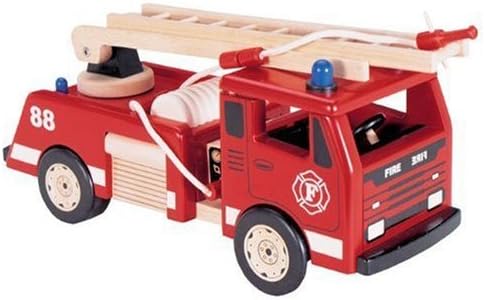 Classic Wooden Fire Engine (Fire Truck 
