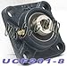1/2 Bearing UCF201-8 + Square Flanged Cast Housing Mounted Bearings
