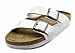 Orly Shoes Women's Two Buckle Strap Vegan Suede Footbed Slide Sandal