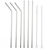 Stainless Steel Straws,PEMOTech 10.5