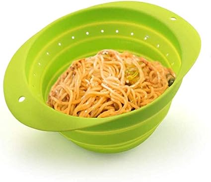 Escurridor y colador multifunción plegable para camping ...