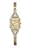 GUESS Women's U0137L2 Petite Retro Glamour Gold-Tone Watch