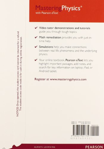 Mastering Physics with Pearson eText -- Standalone Access Card -- for Physics: Principles with Appli - //medicalbooks.filipinodoctors.org
