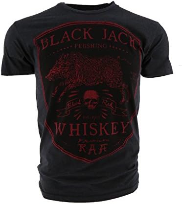 Rogue American Black Jack Pershing Men's T-Shirt, Color Charcoal, Size XXL