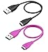 Getwow Wireless Fitbit Charge HR Cable – Black / Purple