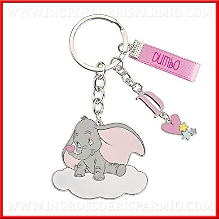 Portachiavi Con L Elefante Dumbo Rosa Lettera D E Ciondolo In Stoffa Firmato Disney Bomboniere Pensierini Originali Nascita Battesimo Compleanno Bimba Senza Confezionamento Amazon It Casa E Cucina