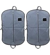 Kuber Industries Foldable 2 Piece Non Woven Men's Coat Blazer Cover, Grey (CTKTC05486)