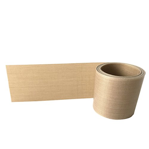 Bluedrop Impulse Sealer Spare Parts Non Stick PTFE Tape Pre Cut PTFE Strips Impulse Sealer Replacement No Adhesive 1-1/4"WX78"L