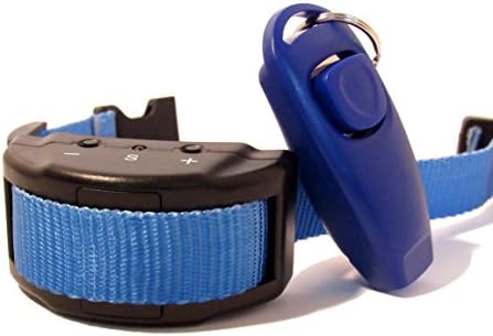 Anti Barking Training Collar with 7 Sensitivity Levels for Large and Small Dogs, comes with a clicker and whistle for advance lessons