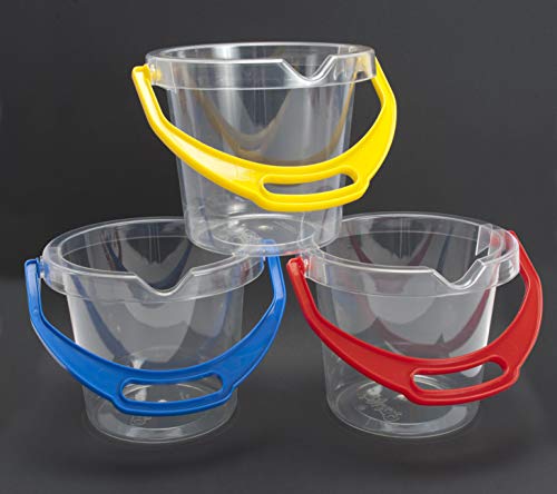 Phthalate and PVC Free Clear Sand Bucket (Assorted Colors) - Thumbnail 2