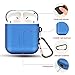 Metal Airpods Case 2019 Newest Full Protective Skin Cover Accessories Kits Compatible Airpods 1&2 Charging Case[Not for Wireless Charging Case]