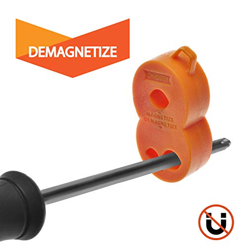 image for Chromex Magnetizer Demagnetizer Tool for Screwdrivers and Bits with Ca