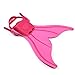 Lexbo Swim Fins, Monofin Adjustable Mermaid Tails Children Size Diving Swimming Foot Flipper Training Recreational with 3 Color for Girls/Boys