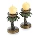 Gifts & Decor 57071704 Coconut Palms Candleholder Set, No Size, Brown