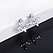Kissweet Fashion Earings Big Crystal Ear Jackets Leaf Ear Clips Stud Earrings