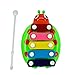 Musical Toys ，BeautyVan Baby Child Kid 5-Note Xylophone Musical Toys Wisdom Development Beetle Musical Toys (Green)