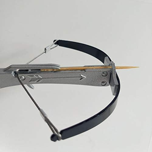 HHFC Stainless Steel Metal Jewelry Outdoor Hunting Toys Decompression Toys(with toothpicks)-Silver Color