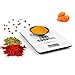 EZgoing Digital Kitchen and Food Scale. Tempered Glass Top. Slim Lightweight Weighing Scale. High Precision, Professional and Loved by All (White)