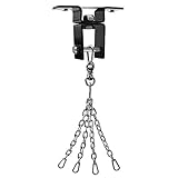 Yes4All Heavy Duty Boxing Chain and Swivel and (your choice) Wood Beam Heavy Bag Hanger