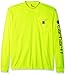 Carhartt Men's Hi-Vis Force Color Enhanced Graphic Long Sleeve T-Shirt, Brite Lime, X-Large