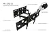 Mount-It! TV Wall Mount | Dual Arm Articulating Mount for 32-60 Inches Screen | Full Motion, Tilting, Swivel, and Pivot Bracket | VESA Compatible up to 750 x 450mm | 175lbs Weight Capacity