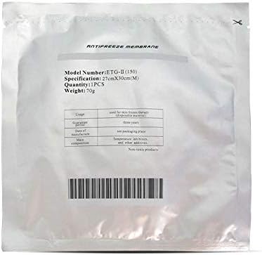 10 Antifreeze Membrane for Cryolipolisis device. Medical quality for professionals & private individuals, Normalize CEE. (27cm X 30cm)