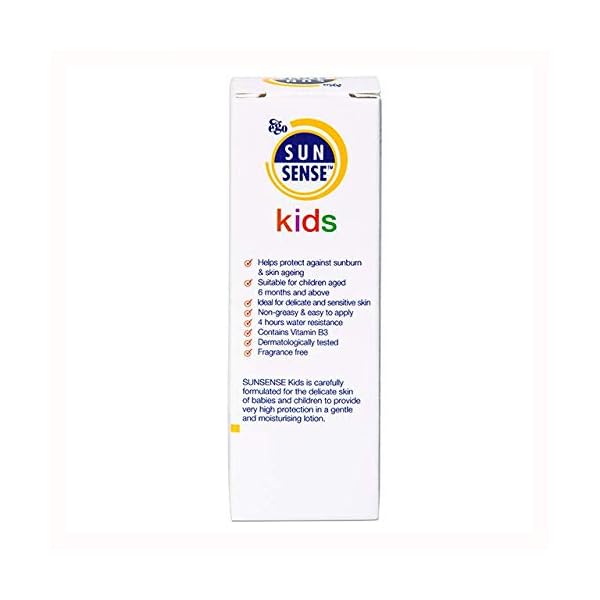 SunSense Kids SPF50 + Childrens Sunscreen, Transparent White, 50 millilitre